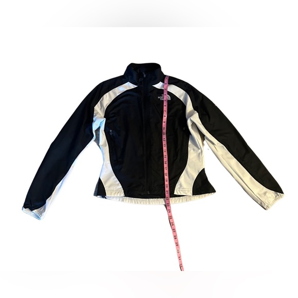 North face flight series women’s zip up rain coat black white size small - Picture 2 of 6